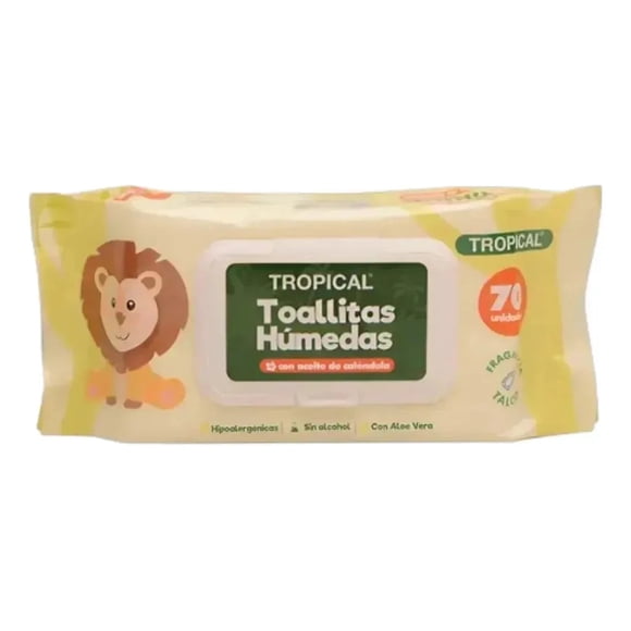 Tropical Toallitas Humedas Con Aceite De Calendiula 70U
