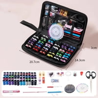 Xusx111 - 172 Pcs Kit De Costura De Viaje De Mano Recientemente Actualizado Kit Profesional De Aguja Y Hilo, Suministros De Costura Portátiles Para Principiantes De Viaje En El Hogar (20.7 * 14.3 * 3C