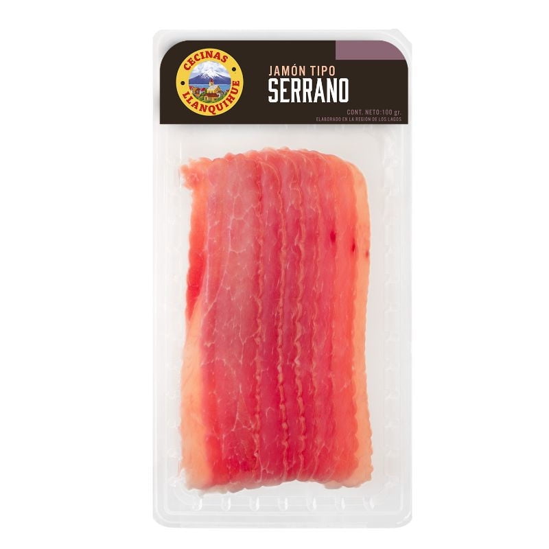 Jamón Tipo Serrano 100 g Llanquihue