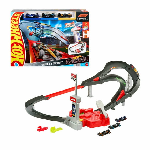 Pista de Juguete Hot Wheels Pista Carrera Sprint 3 Autos Lanzador 1:64 4+