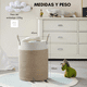 thumbnail image 4 of Canasto Organizador de Cuerda Algodón con Asas – Multiuso para Ropa, Juguetes y Decoración, 4 of 8