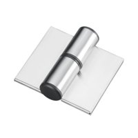 Magideal - Accesorios Para La Partición Del Baño Del Baño Del Baño De 2 Pcs Piezas De Conexión De La Conexión De La Puerta Del Centro Del Centro De Compras Del H Izquierda