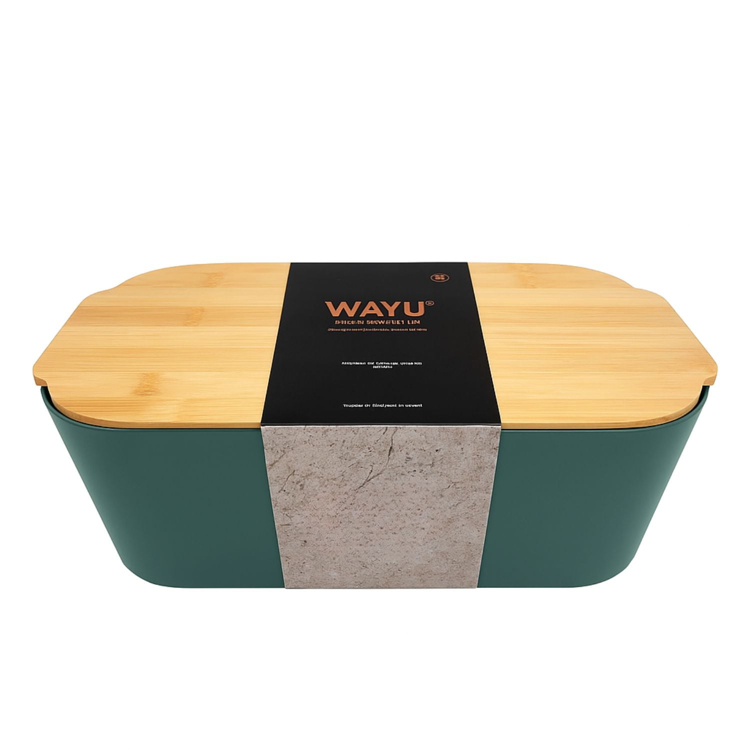 Panera Tapa Madera Bamboo Mesa Decorativo Wayu