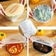 thumbnail image 4 of Fundas elásticas de plástico para recipientes de alimentos, 200 unidades, para almacenar alimentos, transparentes, para conservar alimentos frescos, para cuencos y platos., 4 of 7