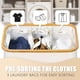 thumbnail image 3 of Cesta de ropa Bathola 145 L con tapa y 3 secciones, color beige, 3 of 6