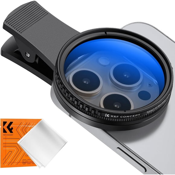 KF Concept Kit de filtro CPL con clip para cámara de teléfono, 52 mm