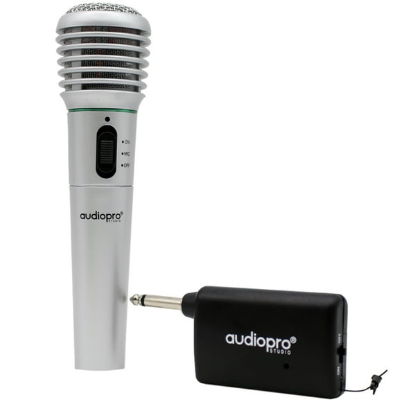 Micrófono Inalámbrico Para Karaoke Gris - PS