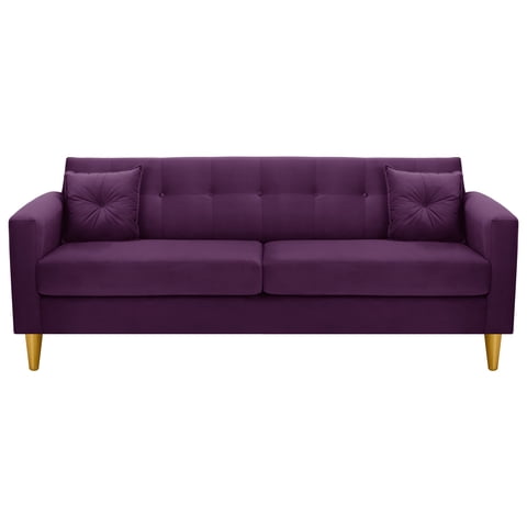Bodevir - Sofa New Retro 3Cg Felpa 01 Morado