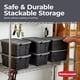 thumbnail image 5 of Bolso Rubbermaid con cuello rugoso, 11.4 L, paquete de 6 unidades, negro y gris, 5 of 8