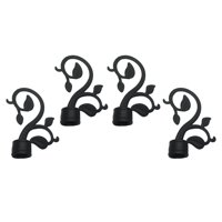 Bothyi - 4 Uds. Tapas Para Extremos De Barra De Cortina, Remates De Cortina Duraderos Para Sala De Estar, Decoración Del Hogar, Estilo D