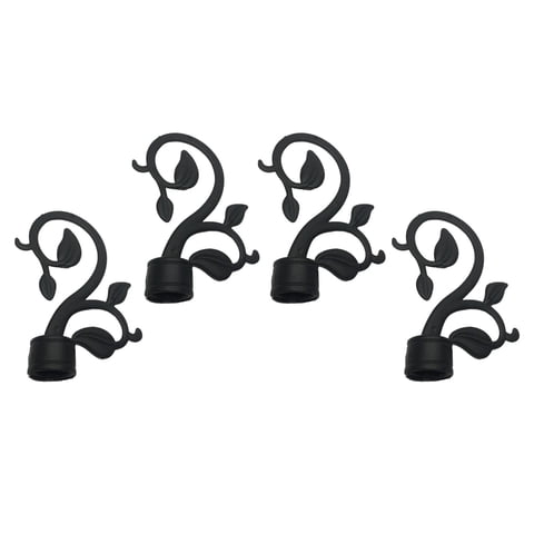 Bothyi - 4 Uds. Tapas Para Extremos De Barra De Cortina, Remates De Cortina Duraderos Para Sala De Estar, Decoración Del Hogar, Estilo D