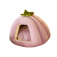Ioensy - Cama De Mascotas Semi Cerrada Nido De Invierno De Otoño Para Todas Las Estaciones Cats Medianos Pequeños S