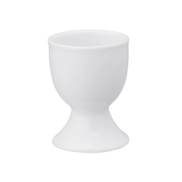 Huevera HIC Kitchen de porcelana fina blanca 5x3 cm