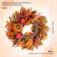thumbnail image 3 of Corona otoñal Vsonker de 24 pulgadas con girasoles y calabazas, 3 of 3