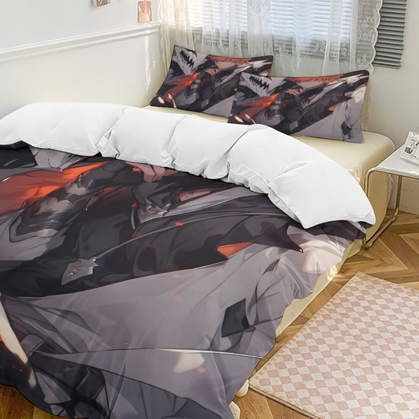 Bleach Anime Home Bed 3-piece Set Classic Japanese Anime Polyester Wash Student Dormitory Set