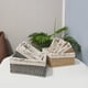 thumbnail image 2 of Cestas de almacenamiento hechas a mano, cestas de mimbre para organizar estantes, cestas tejidas decorativas para el hogar, color gris, 2 of 5