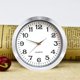 thumbnail image 3 of Inserto de reloj mini HILLHOME de 5,5 cm, cuarzo, bisel plateado, 3 of 6