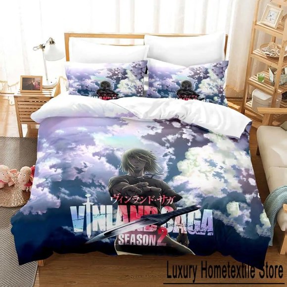 Vinland Saga Bedding Set Bed Set Adult Kid Bedroom Duvet cover Sets Home Textils Bed Sheets