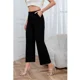 thumbnail image 1 of Pantalon Palazzo Tipo Lino Semi Formal Casual Boton Tiro Alto 3013, 1 of 3