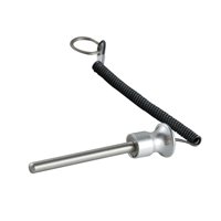 Ioensy - Pasador De Pila De Pesas Con Cable De Bloqueo De Cuerda De Tracción Pieza De Repuesto De Equipo De Gimnasio Argent 10Mmx80Mm