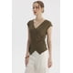 thumbnail image 2 of Polera Mujer Cruzado Textura Verde Olivo, 2 of 4