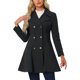 thumbnail image 1 of INSPIRE CHIC Abrigo Largo de Invierno para Mujer con Cuello con Solapa y Doble Botonadura M Negro, 1 of 6