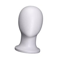 Ioensy - Cabeza De Maniquí De Espuma Ligera Para Sombreros, Postizos Y Joyería.