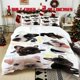 thumbnail image 1 of 3pcs Puppy Print Bedding Set Soft Duvet Cover with 2 Pillowcases All Season Comfort, 1 of 5