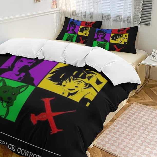 Cowboy Bebop 3-Piece Twin Bed Set Fade-Resistant Microfiber