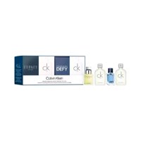 Calvin Klein - Perfume Hombre Ck One + Ck One + Eternity + Defy Edt 10 Ml Mini Set De 4 Pcs