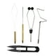 thumbnail image 3 of Herramientas Para Atado De Moscas, Enhebrador De Bobina De Disco, Soporte Portátil Para Hilo De Bobina Para Atado De Moscas, Soporte Negro De 5 Uds., 3 of 3