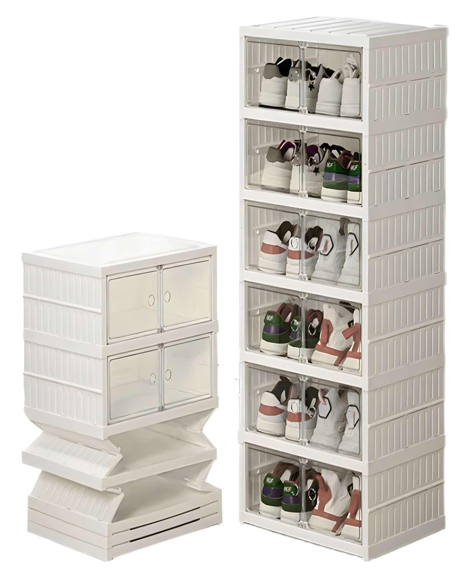 Todo Para El Hogar - Organizador De Zapatos 6 Niveles Doble Plegable