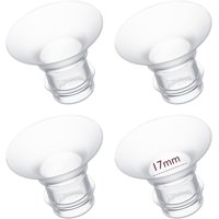 Momcozy Inserto De Brida De 17 Mm, Compatible Con Bridas De 17 Mm De La Mayoría De Las Bombas, 4 Unidades