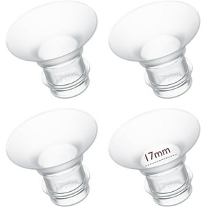Momcozy Inserto De Brida De 17 Mm, Compatible Con Bridas De 17 Mm De La Mayoría De Las Bombas, 4 Unidades