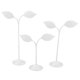thumbnail image 4 of 3x Iron T Bar Earring Necklace Jewelry Display Stand Rack White-Leave, 4 of 5