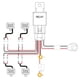 thumbnail image 5 of Kit de 4 pods LED Nilight de 4 pulgadas, 18W, haz flood para off-road, 5 of 8