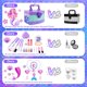 thumbnail image 3 of Kit de maquillaje EYE SUN para niñas de 3 a 12 años con funda y acceso., 3 of 3