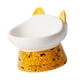 thumbnail image 1 of Cuenco Elevado Para Gatos, Alimentador Inclinado Para Mascotas, Cuenco Portátil Duradero Para Perros Pequeños, Amarillo, 1 of 5
