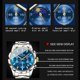 thumbnail image 5 of Reloj de Pulsera de Cuarzo para Hombre con Hebilla de Mariposa Multifuncional y Calendario Doble de Moda, Accesorios de Muñeca para Hombre Exquisitos, Reloj de Moda para Uso Diario, 5 of 7