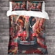 thumbnail image 3 of Juego de ropa de cama con estampado 3D de elefante para niños y adolescentes. Incluye funda nórdica y funda de almohada. Funda de edredón de microfibra con estampado creativo y cierre de cre, 3 of 3