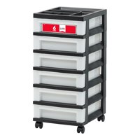 Carrito Rodante Para Almacenamiento Y Organizadores De Plástico Para Manualidades Iris Usa