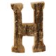 thumbnail image 1 of Handcraved Madera Letras Puerta Números Alfabeto Letra Flotante Dirección Nombre H, 1 of 5
