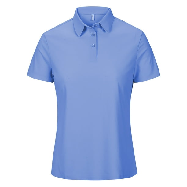 Polera Ultra Dry Fit Con Cuello Manga Corta Nueva Temporada Mujer