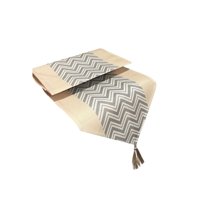 Oem - Mantel Camino De Mesa Tela Beige Diseño 180X38Cm