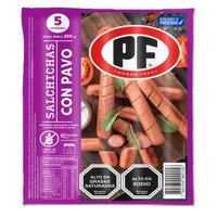 Salchicha Con Pavo 250 G Pf