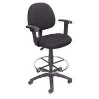 Silla De Dibujo Boss Office Products Ergonomic Works Negra