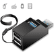 thumbnail image 2 of Concentrador USB 3.0 de 3 puertos (2 USB 2.0 + USB 3.0), concentrador de datos para PC y otros dispositivos compatibles con USB 3.0, 2 of 8