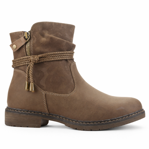 Botin Taupe Mujer Casual Chalada Torke