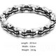 thumbnail image 3 of Pulsera metálica cadena moto, 3 of 3