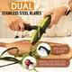 thumbnail image 3 of Pelador de verduras Spring Chef Premium, giratorio, de acero inoxidable, 3 of 8